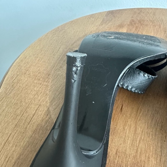 Stuart  Black Heeled Sandals - Picture 9 of 11